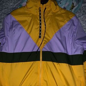 Pink Vs sherpa lined windbreaker